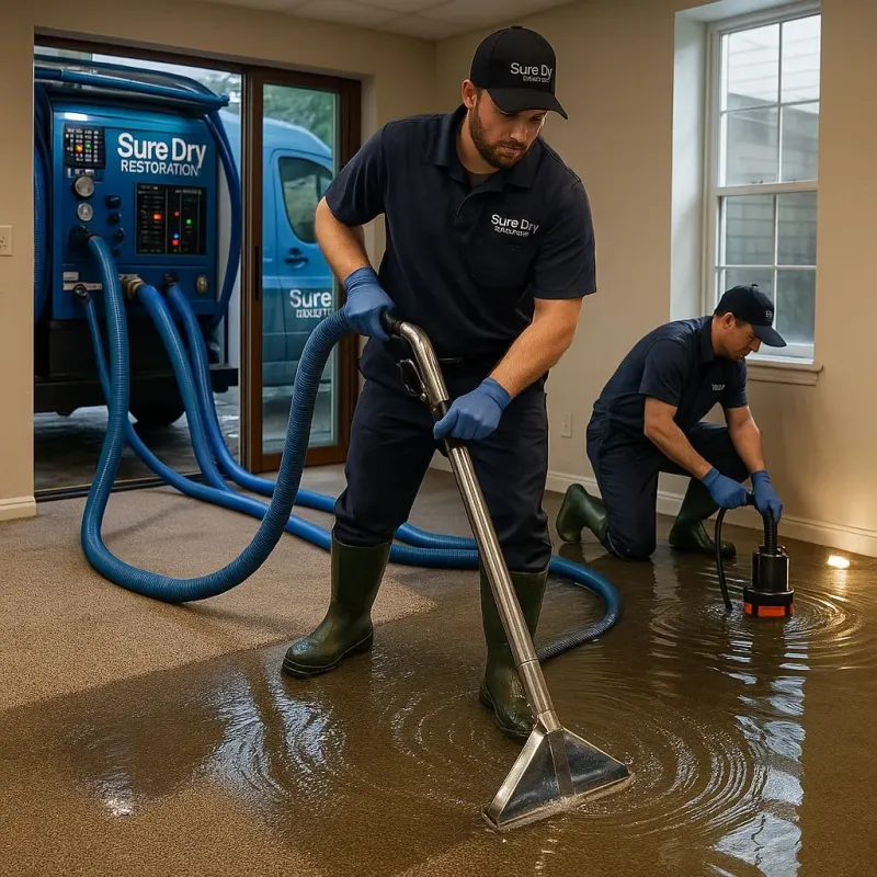 Water Extraction and Removal process in Monroe County, MI